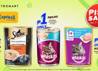 MetroMart exclusive promo for pet care products from October 7-10, 2022