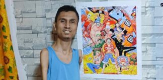 PWD Pinoy Artist Shares Artwork He Made Using His Feet