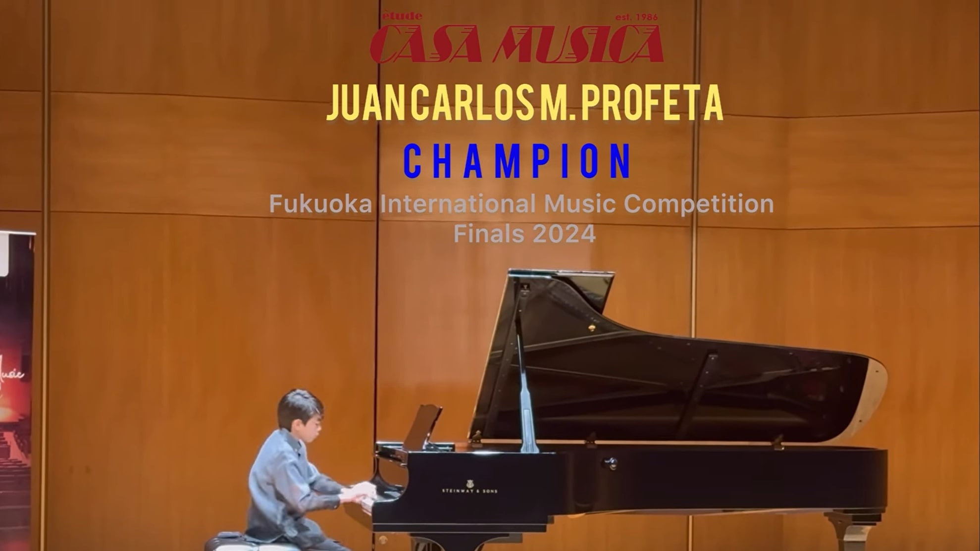 Young Pinoy Pianist Recognized Internationally, Wins Music Competition